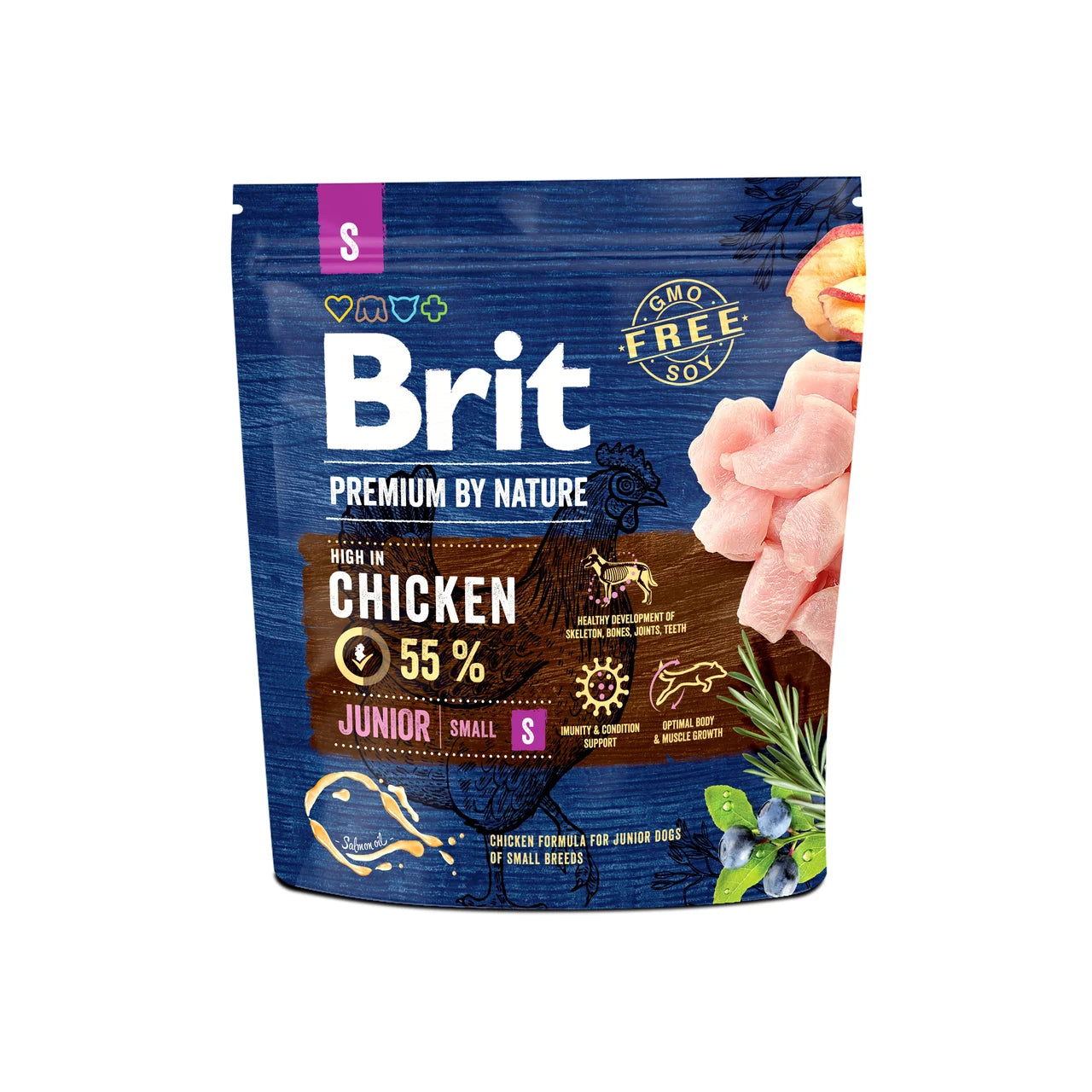 Brit Premium Junior S - Chicken for puppies of small breeds