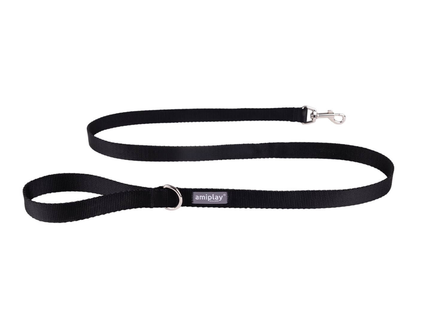 Smycz Popular Czarna dla psa – 150 cm, Czarna