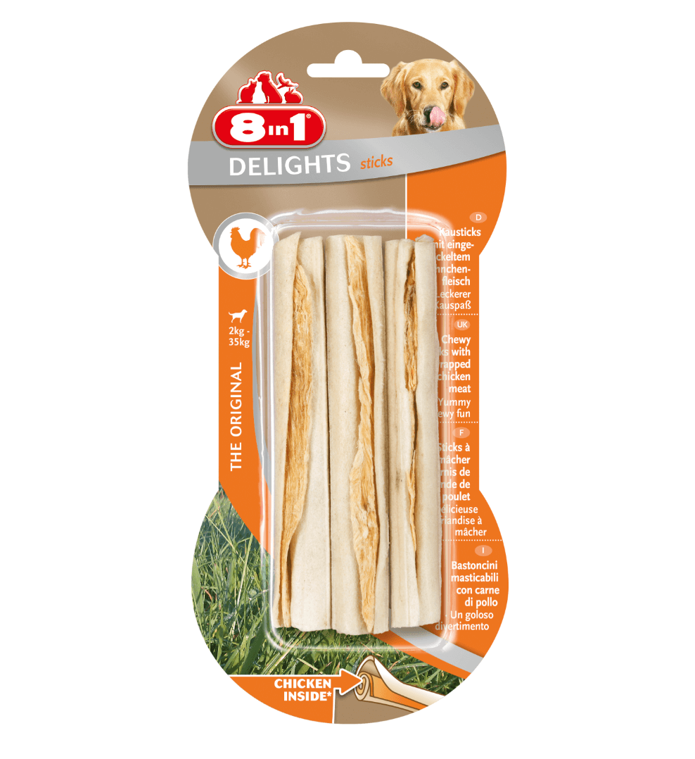 8in1 Delights – Pałeczki z Kurczakiem dla Psów 3 szt.