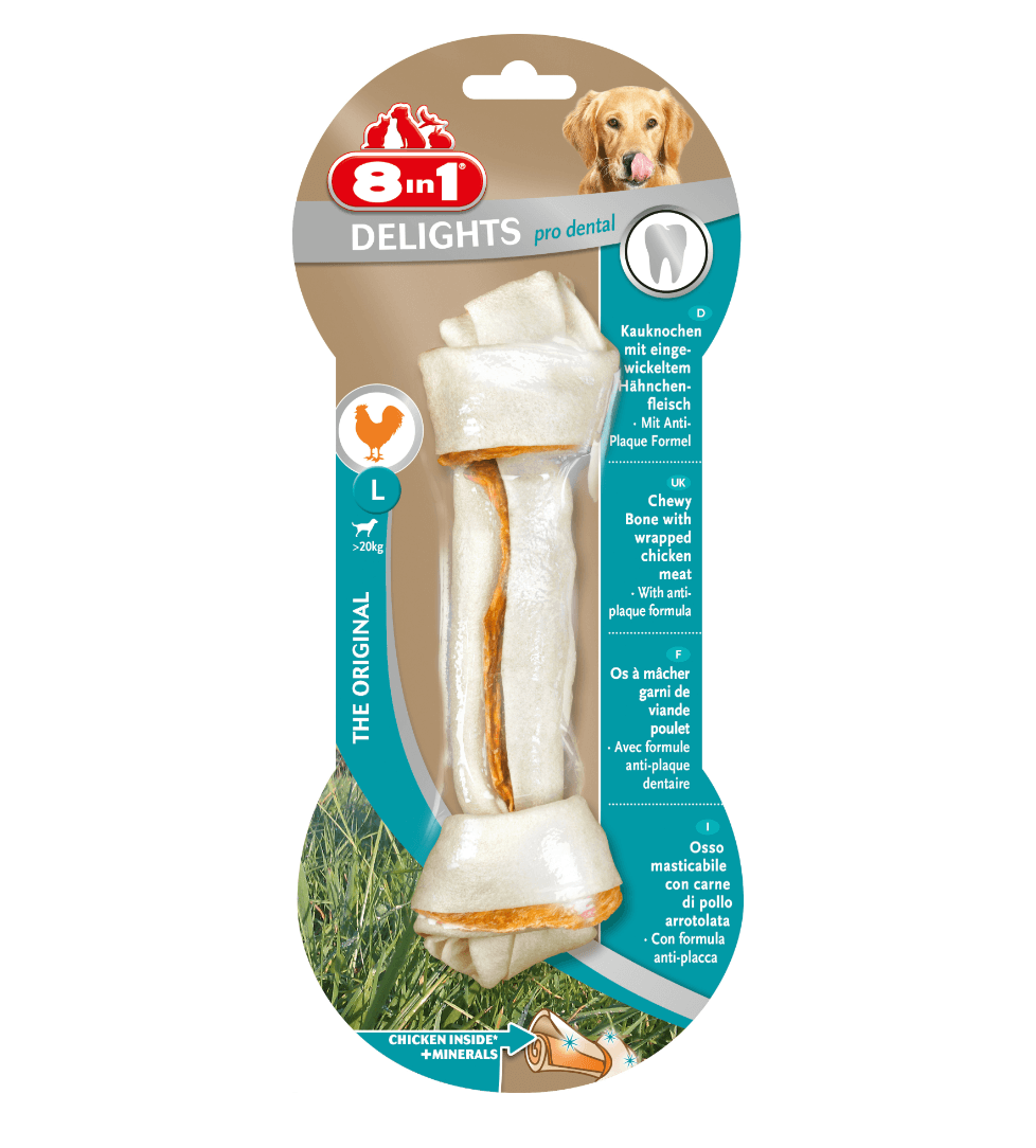 8in1 Delights Pro Dental L – Dental Bone with Chicken 1 pc.