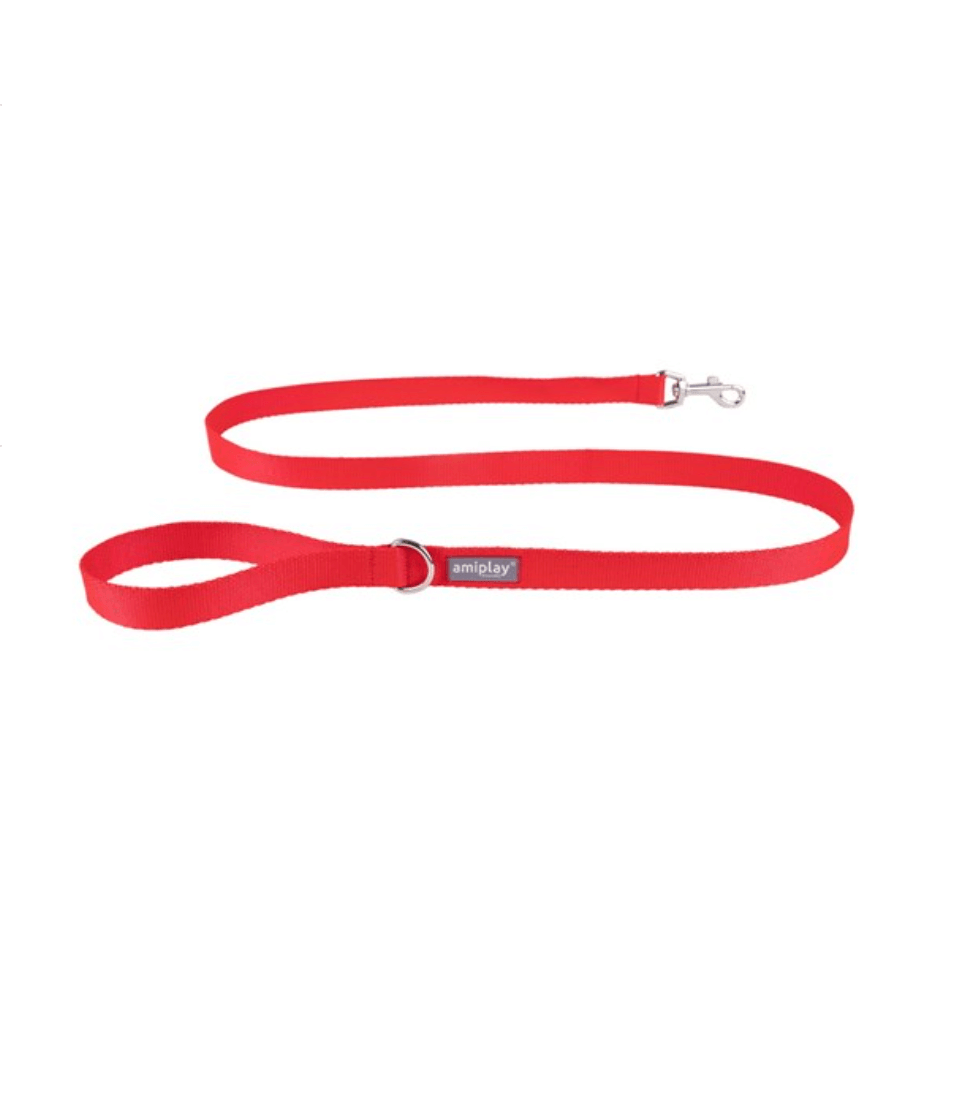 Amiplay Popular Dog Leash 150 cm Red