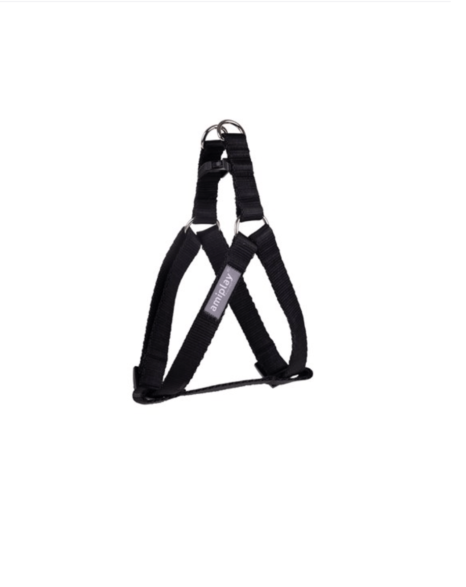Adjustable Amiplay Popular Dog Harness in Black