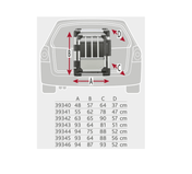 Aluminum carrier M - for dogs up to 20 kg