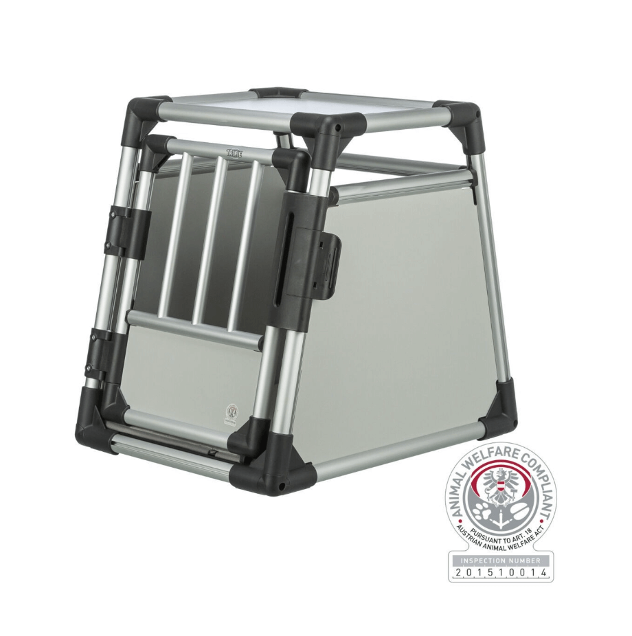 Aluminum carrier S - safe transport of dogs
