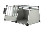 Aluminum carrier L - a box for a large dog