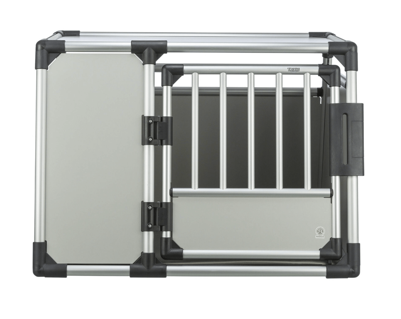 Aluminum carrier L - a box for a large dog