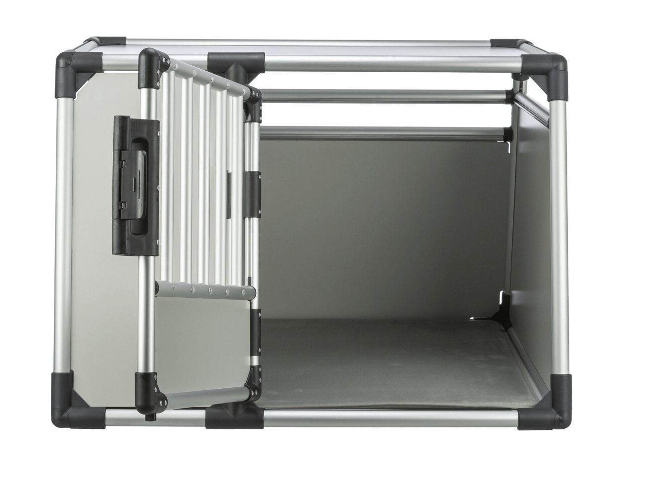 Aluminum carrier L - a box for a large dog