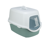 Vico Litter Box Covered Sage/White 40×40×56 cm