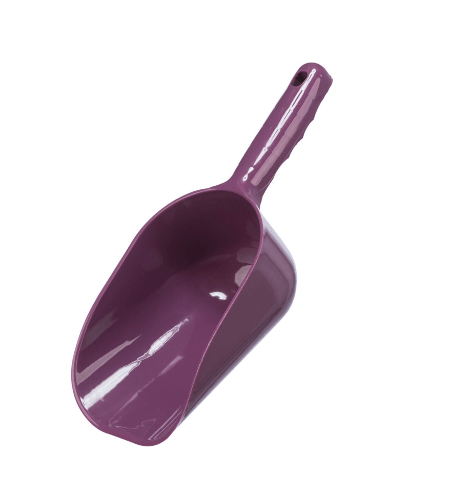 Łopatka owalna z recyklingu do kuwety lub karmy L