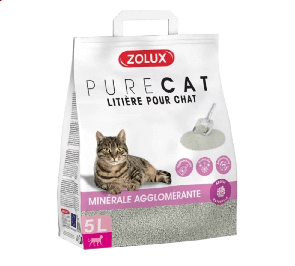 ZOLUX PURECAT Antibacterial scented litter 5L