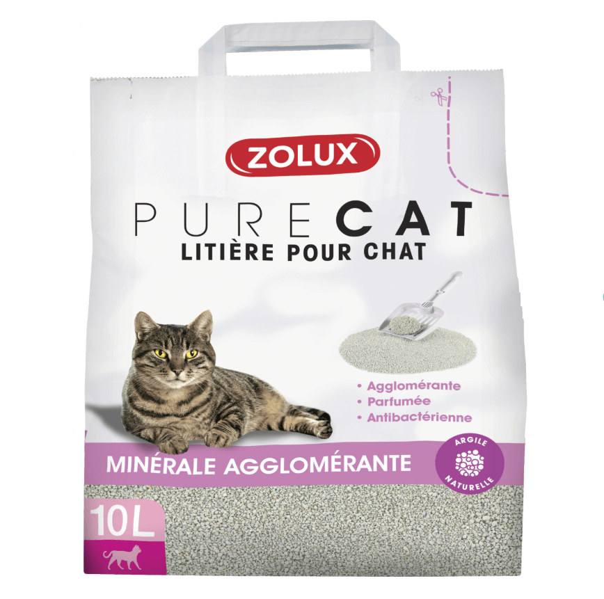 ZOLUX Antibacterial scented litter PURECAT 10L