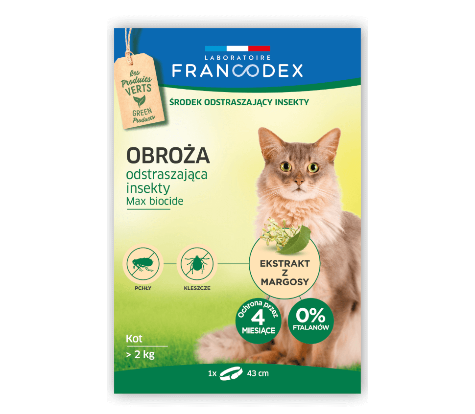 Francodex Insect repellent collar for cat 43 cm