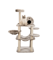 Fabiola scratching post standing 165 cm gray with bed