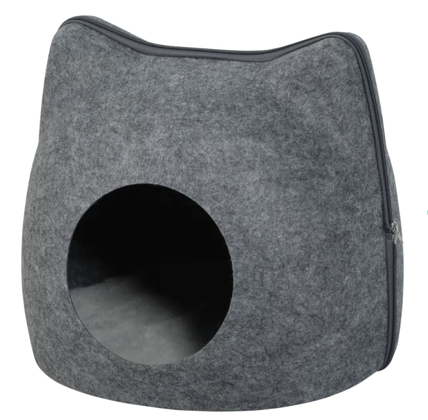 ZOLUX Legowisko budka z uszami dla kota szare