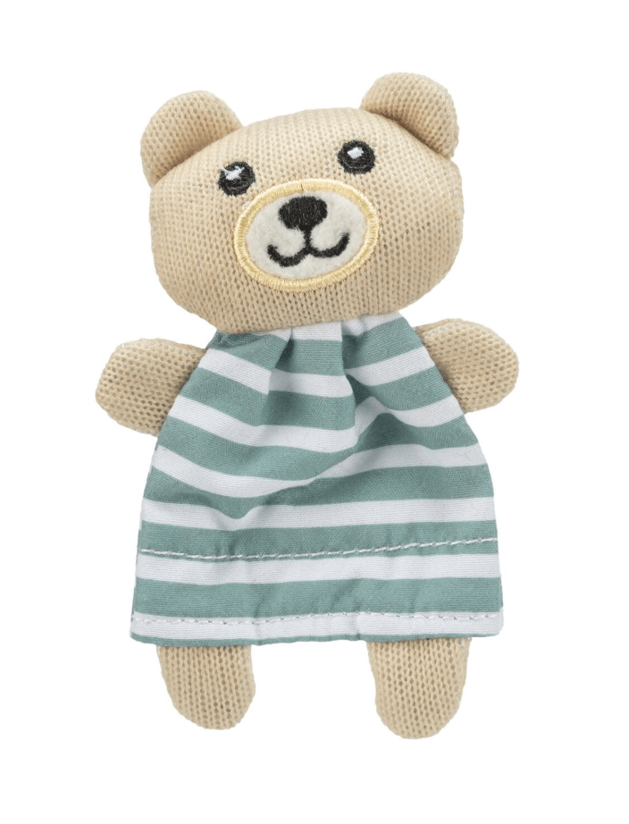 Catnip Teddy Bear for Cat, Fabric, 12 cm