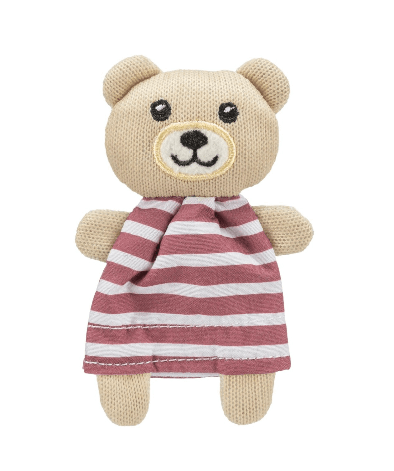Catnip Teddy Bear for Cat, Fabric, 12 cm