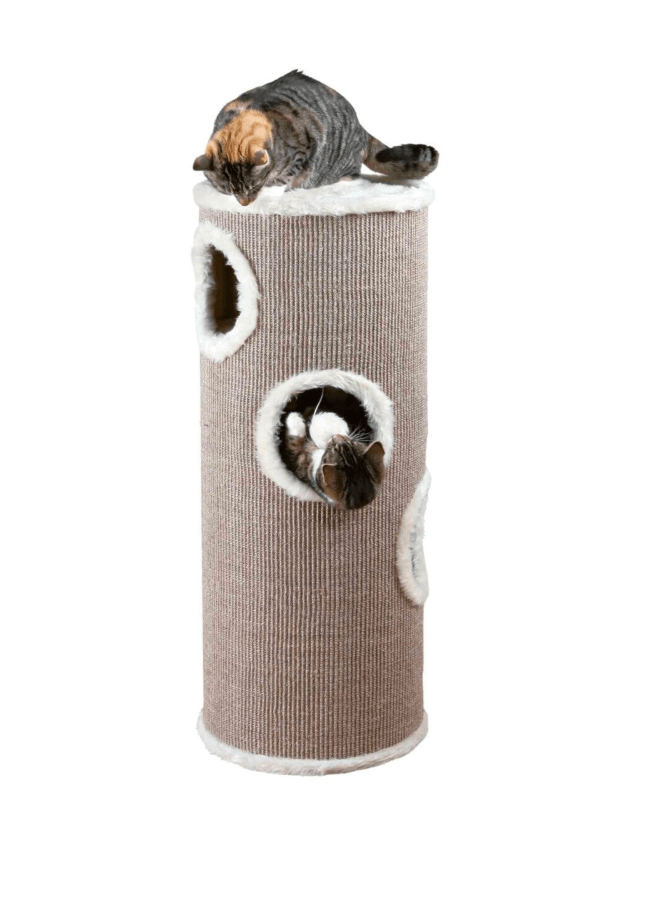 Wieża drapak dla kota Edoardo 100 cm – z legowiskiem