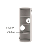 Wieża drapak dla kota Edoardo 100 cm – z legowiskiem