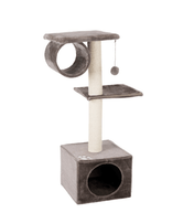 Drapak San Fernando 106 cm z hamakiem, szary