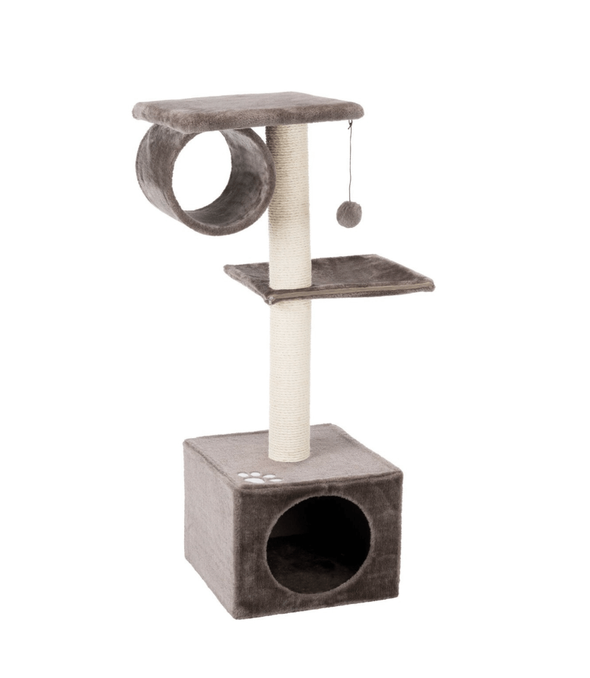 Drapak San Fernando 106 cm z hamakiem, szary