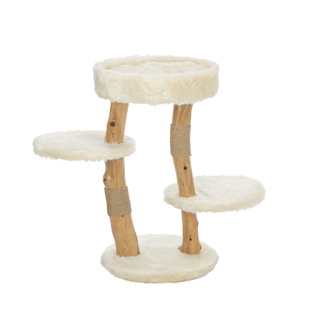 Drapak Santo 73 cm z drewna gruszy i legowiskiem