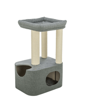 Viviana 86 cm standing scratching post for cats gray-blue