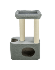 Viviana 86 cm standing scratching post for cats gray-blue