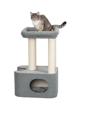Viviana 86 cm standing scratching post for cats gray-blue