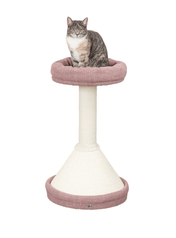 Viviana scratching post pink 80 cm for cat with bed