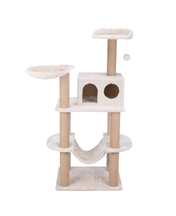 Federico scratching post with bed, 142 cm