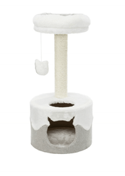 Nuria Scratcher 71 cm white-gray with bed