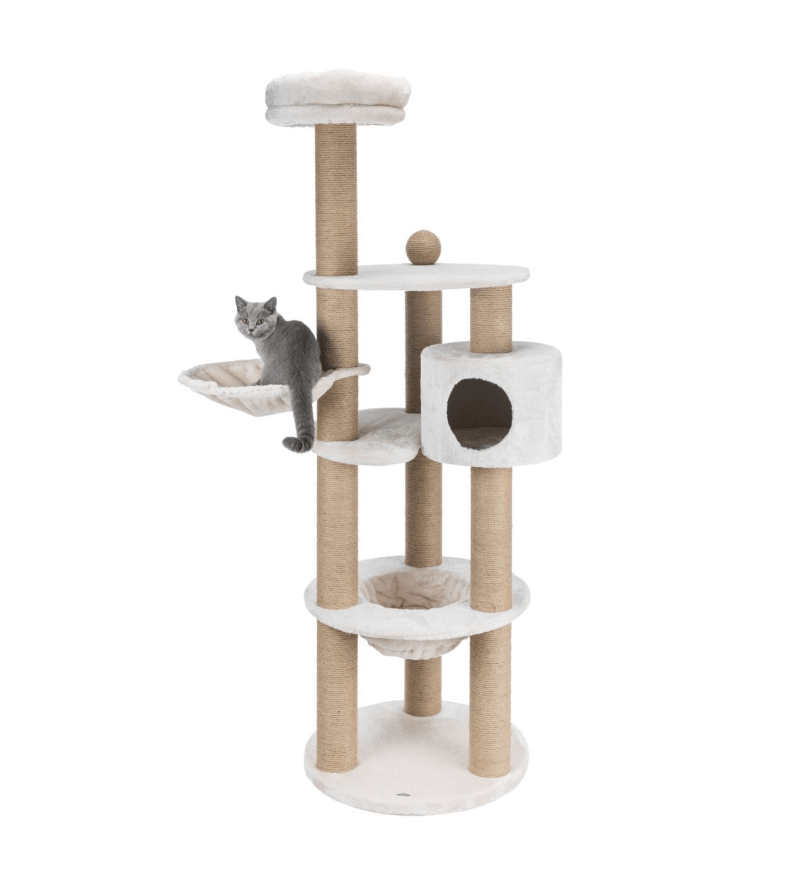 Nigella Scratcher 177 cm light gray with bed