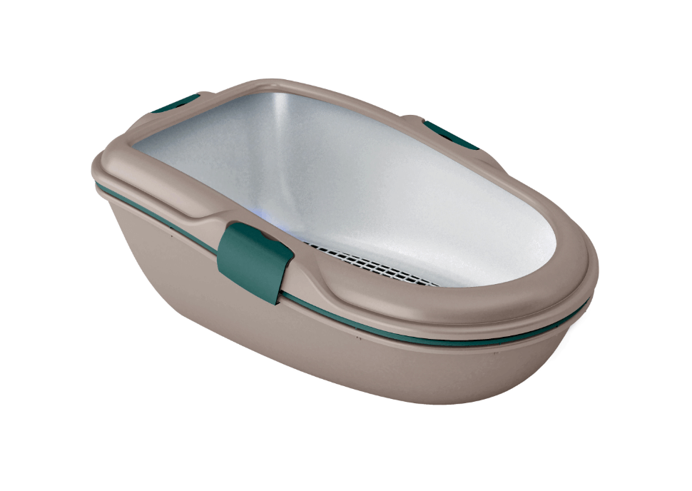 ZOLUX FURBA MAXI – litter box with sieve, 69.5 cm, brown-green