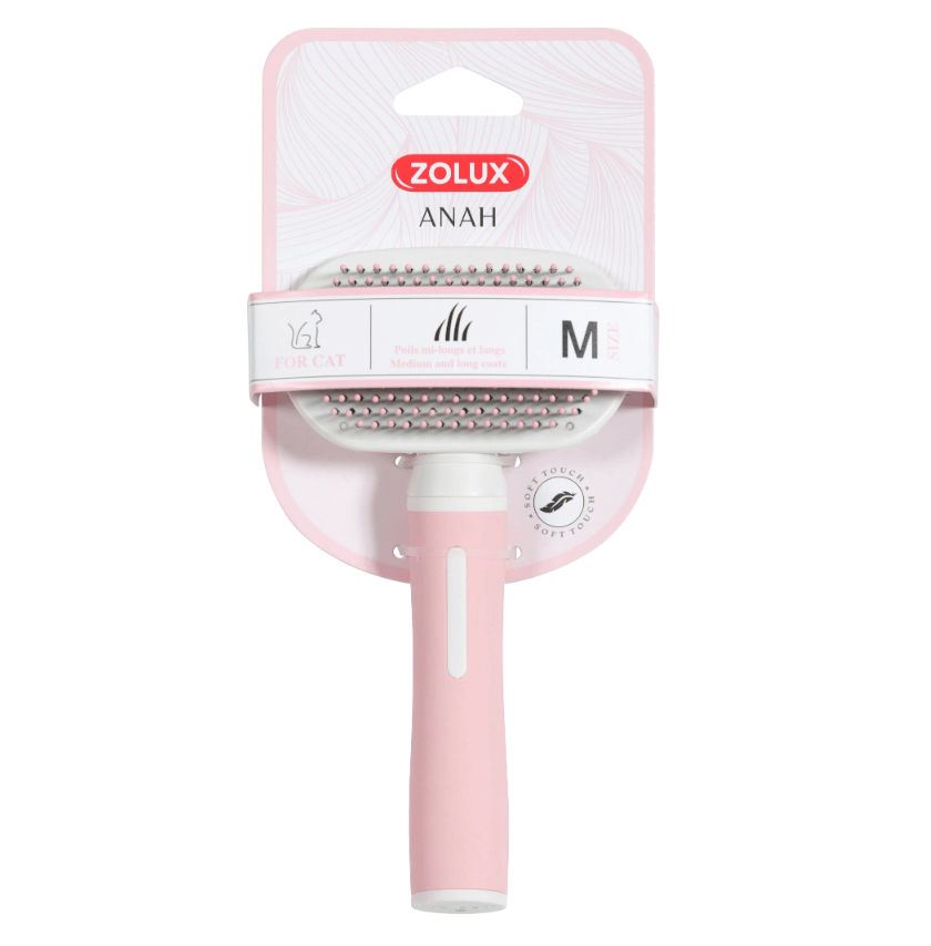 ZOLUX Soft ANAH brush for cats medium