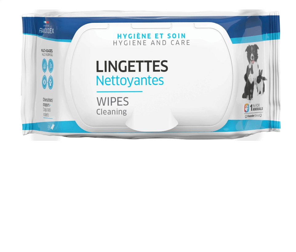 FRANCODEX Chusteczki dla zwierząt 30 szt. z aloesem