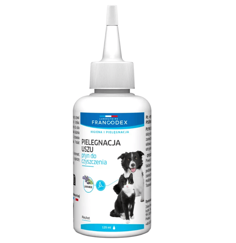 FRANCODEX Ear Wash for Dogs and Cats 125 ml