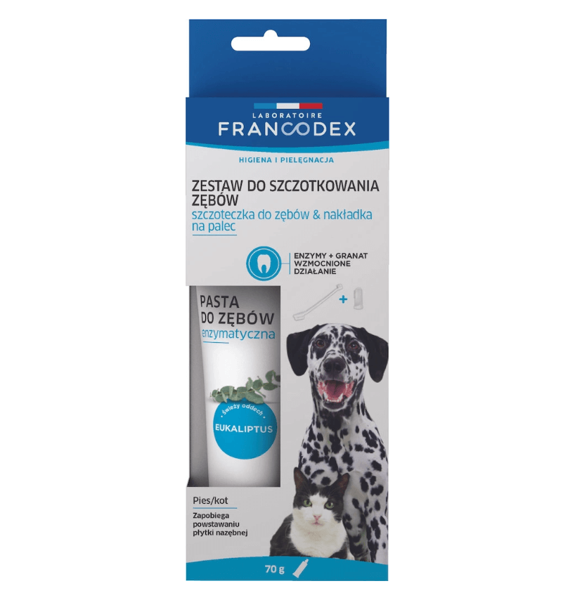 FRANCODEX Dog/cat toothpaste and brush set