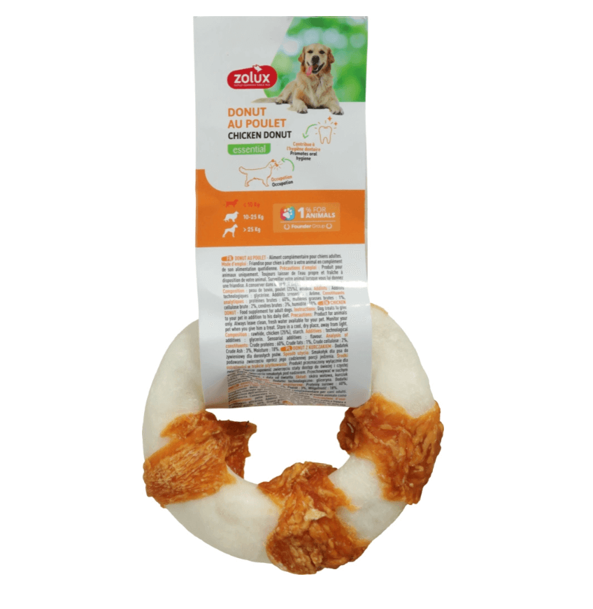 ZOLUX Donut z kurczakiem – gryzak dla psa 7 cm