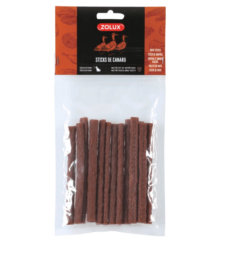 ZOLUX Pałeczki z kaczki 100 g – naturalny przysmak dla psa