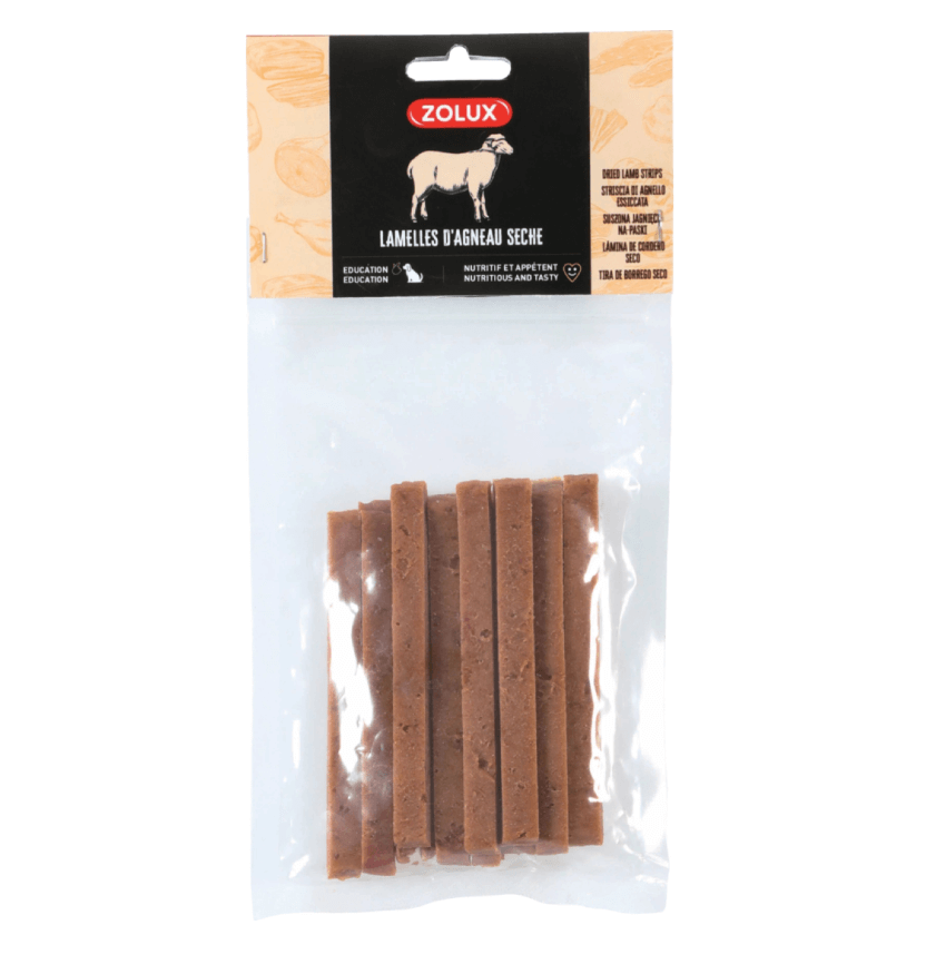 ZOLUX Paski z jagnięciny 100 g – naturalny przysmak dla psa