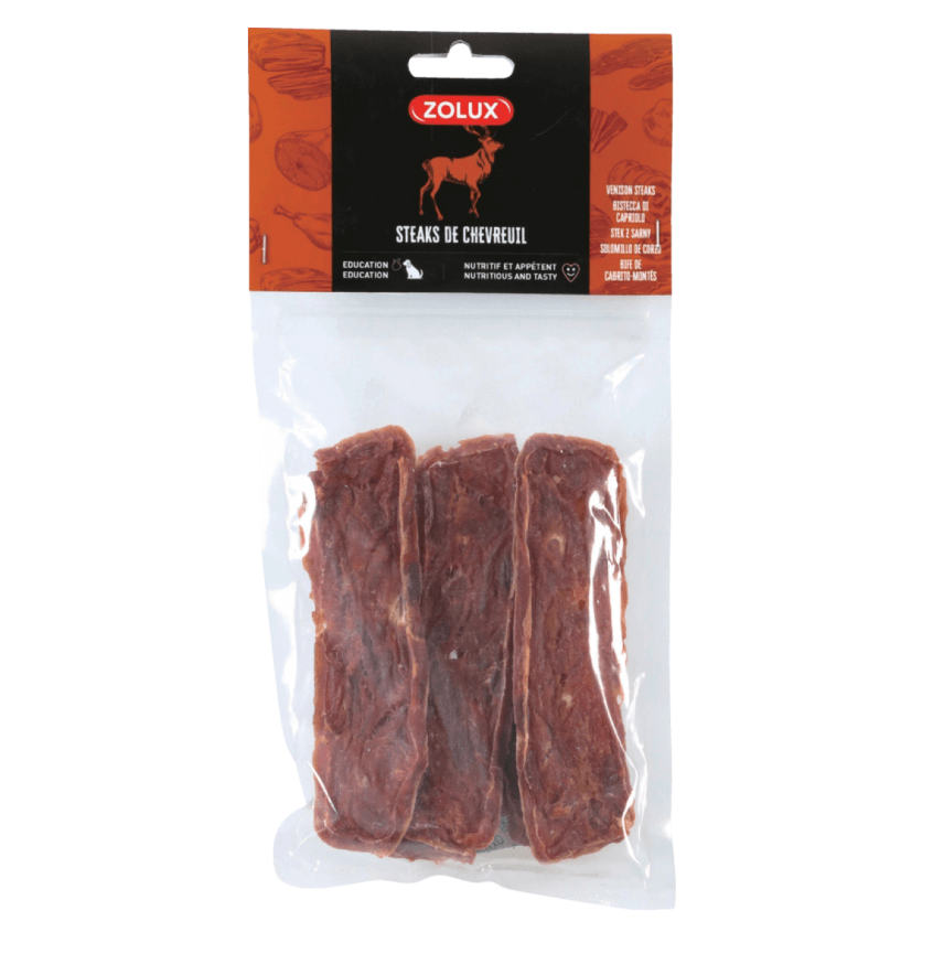 ZOLUX Stek z sarny 60 g – naturalny przysmak dla psa