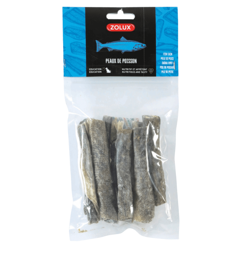 ZOLUX Skóra ryby 60 g – naturalny przysmak dla psa