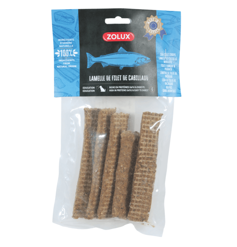 ZOLUX Filet z dorsza w paskach 70 g – naturalny przysmak