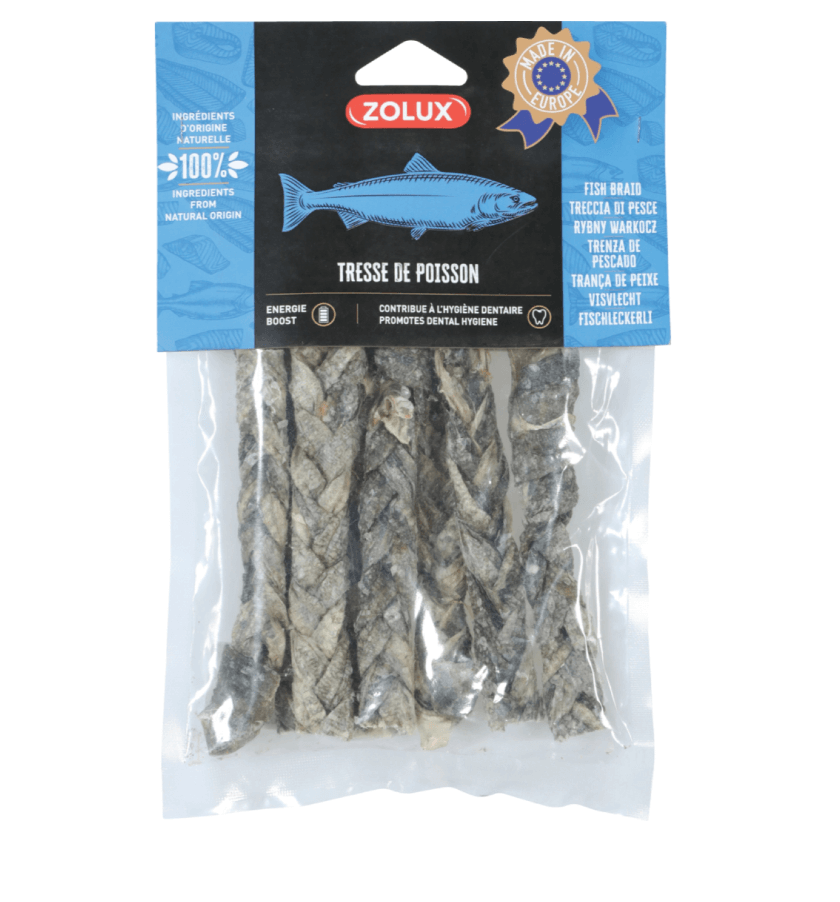 ZOLUX Warkocz ze skóry dorsza 200 g – naturalny przysmak