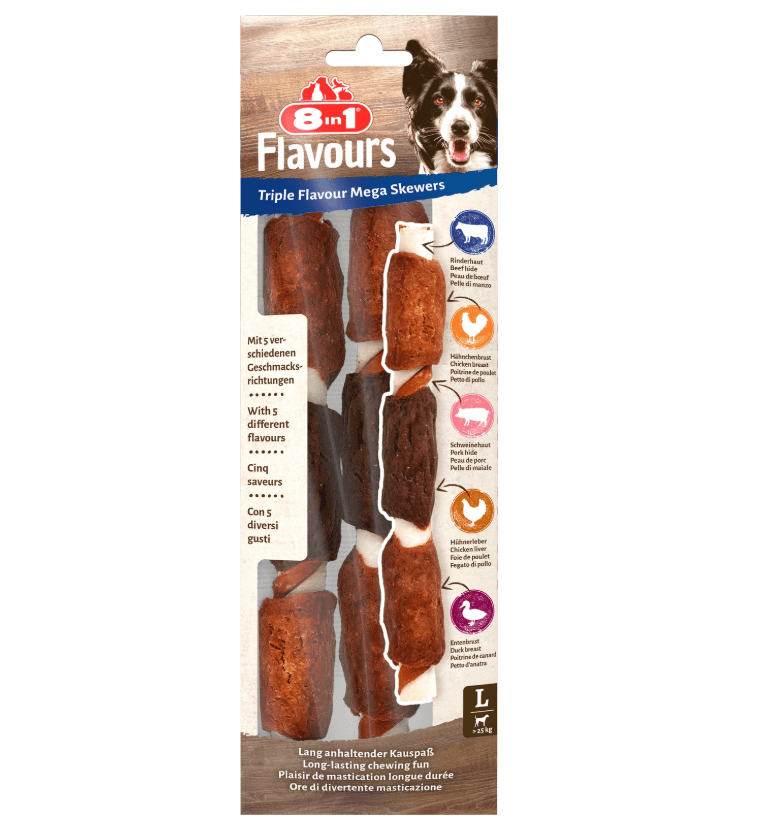 8in1 Triple Flavour Skewers for PSA - 160 g