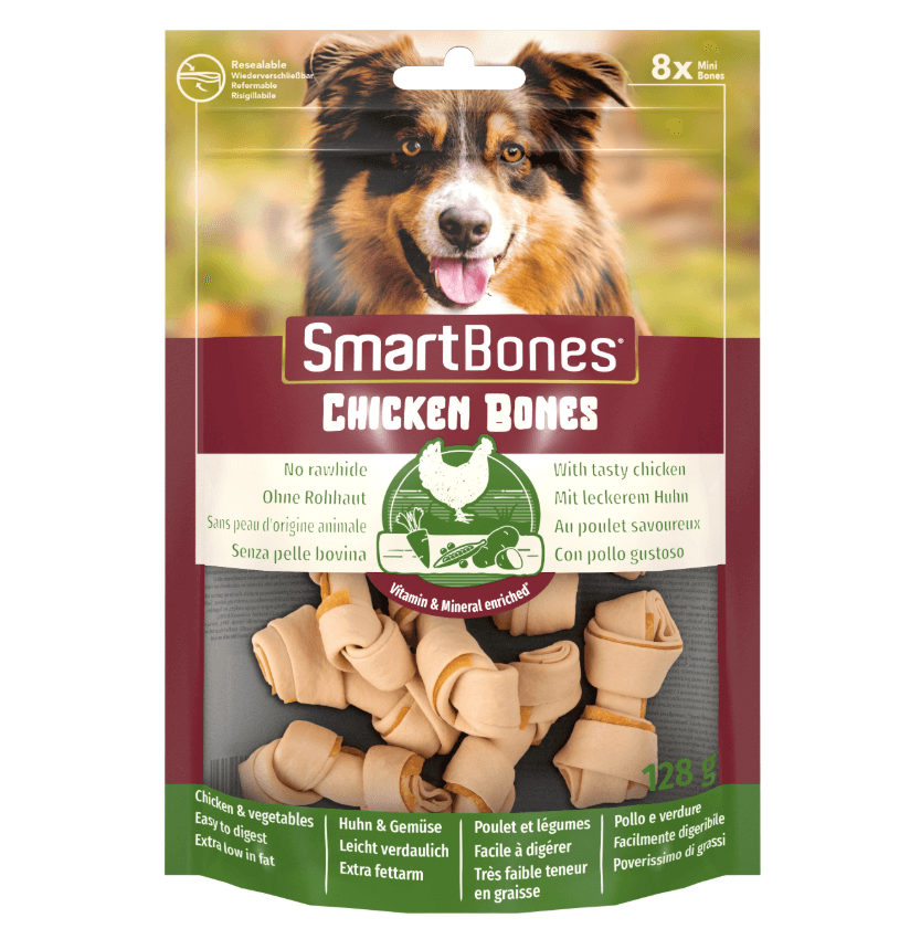 SmartBones Mini kości z kurczakiem dla psa 8 szt.