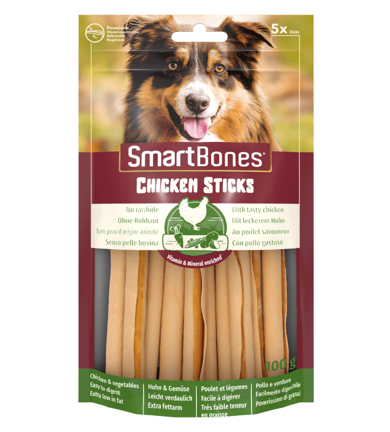 SmartBones pałeczki z kurczakiem 10 szt. dla psa