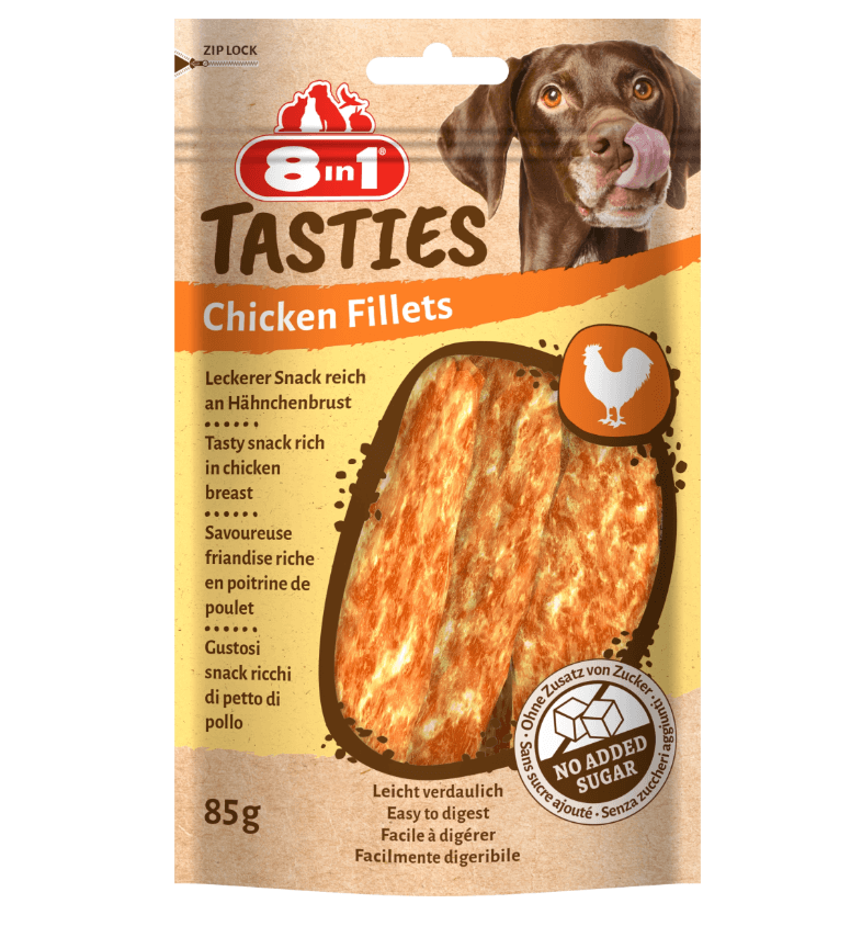 8in1 tasties chicken fillets - a delicacy for a dog