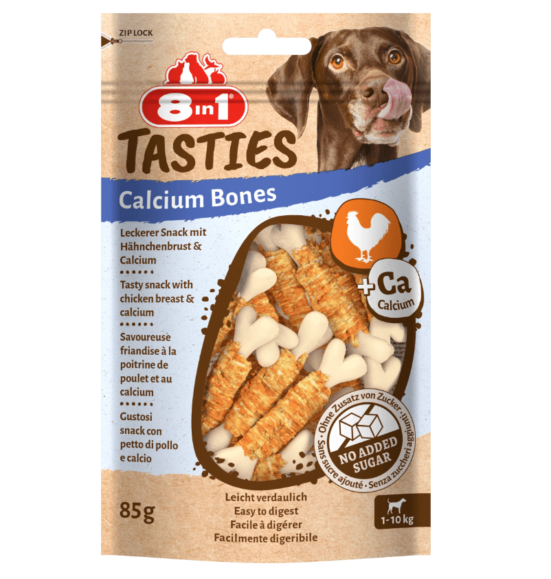 8in1 Tasties Calcium bones - a delicacy with chicken and calcium