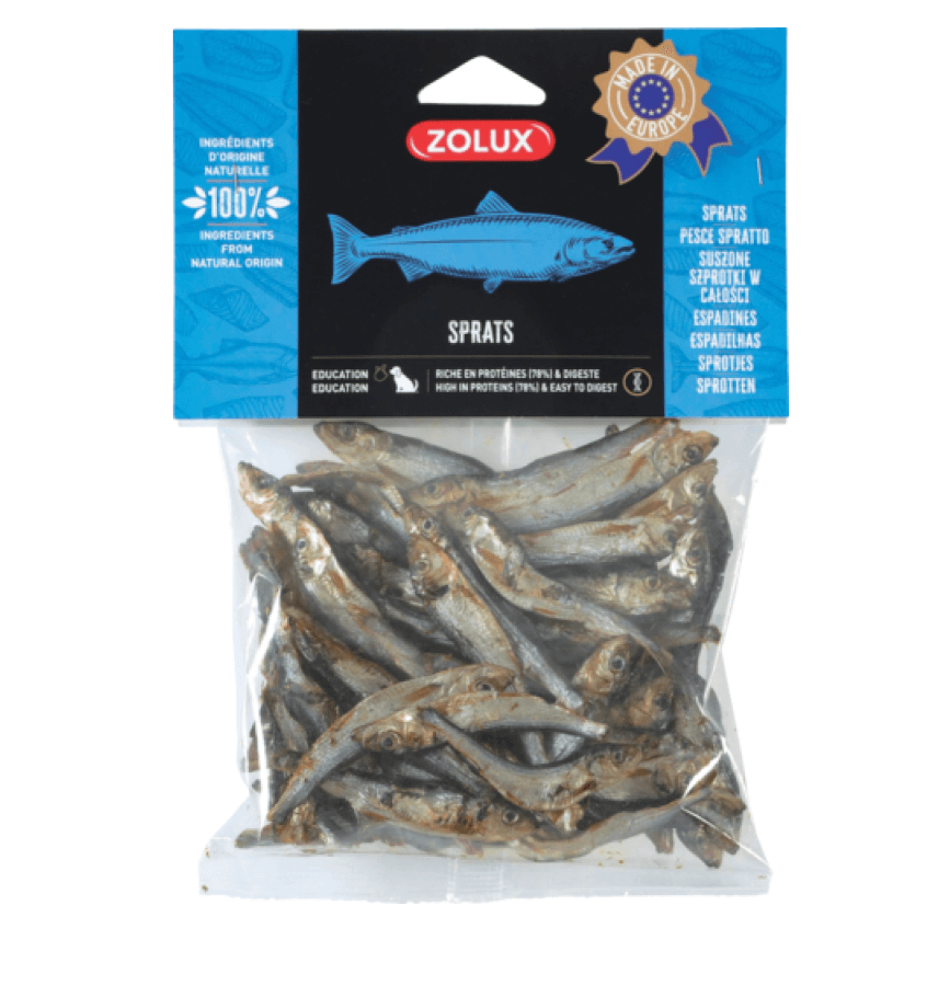 ZOLUX Przysmak naturalny dla psa Szproty 150 g